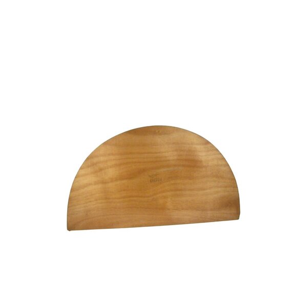 Kakadu Hand Painted Half Circle Wood Wall Art Signed 20 x11 in Design Decor READ - Picture 12 of 12